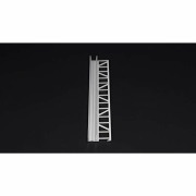 Profil, Fliesen-Profil EL-01-08, 8 - 9,3 mm LED Stripes, Aluminium, Silber, Eloxiert, Tiefe: 2500 mm