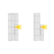 Profil, Fliesen-Profil EL-03-12, 12 - 13,3 mm LED Stripes, Aluminium, Silber, Eloxiert, Tiefe: 2500