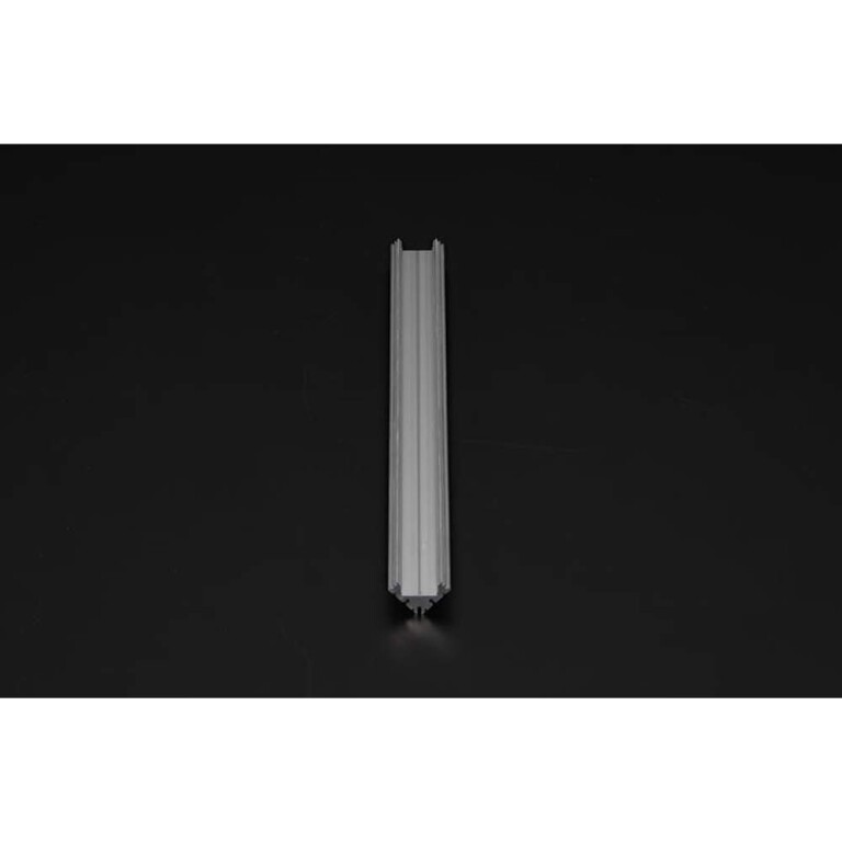 Deko-Light Profil, Eck-Profil EV-04-12, 12 - 13,3 mm LED Stripes, Aluminium, Silber, Eloxiert, Tiefe: 2000 mm,