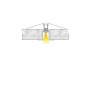 Profil, Trockenbau-Profil, Wand-Decke ET-03-10, 12mm LED Stripes, Aluminium, Silber, Eloxiert, Tiefe