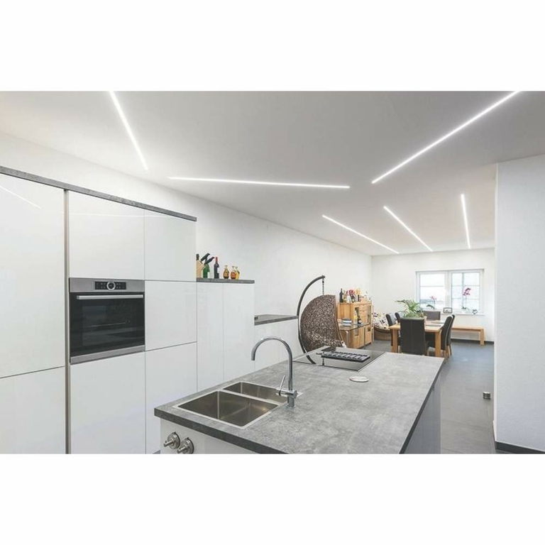 Deko-Light Profil, Trockenbau-Profil, Wand-Decke ET-03-10, 12mm LED Stripes, Aluminium, Weiß, Tiefe: 2500 mm, B