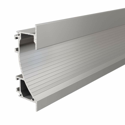 Deko-Light Profil, Trockenbau-Profil, Wandvoute EL-02-12, 14mm LED Stripes, Aluminium, Silber, Eloxiert, Tiefe:
