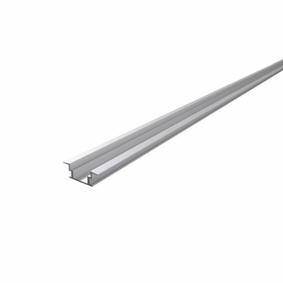 Deko-Light Profil, IP-Profil, T-flach ET-05-12, 12 - 13,3 mm LED Stripes, Aluminium, Silber, Eloxiert, Tiefe: 3