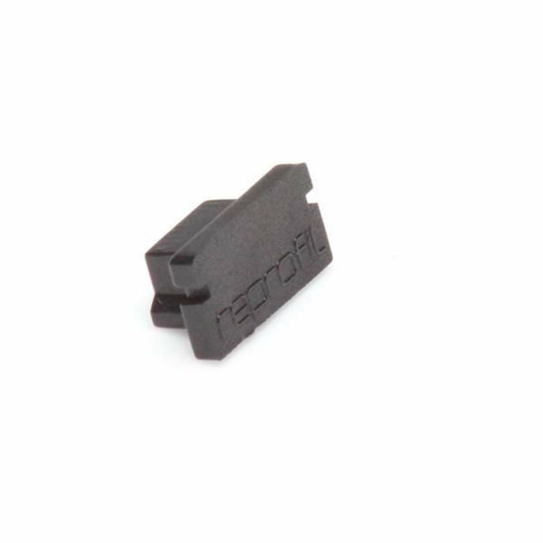 Deko-Light Profil Endkappe, Endkappe P-AU-01-08 Set 2 Stk, Kunststoff, Schwarz, Tiefe: 14 mm, Breite: 6 mm, Höh