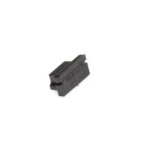 Profil Endkappe, Endkappe P-AU-01-10 Set 2 Stk, Kunststoff, Schwarz, Tiefe: 16 mm, Breite: 6 mm, Höh