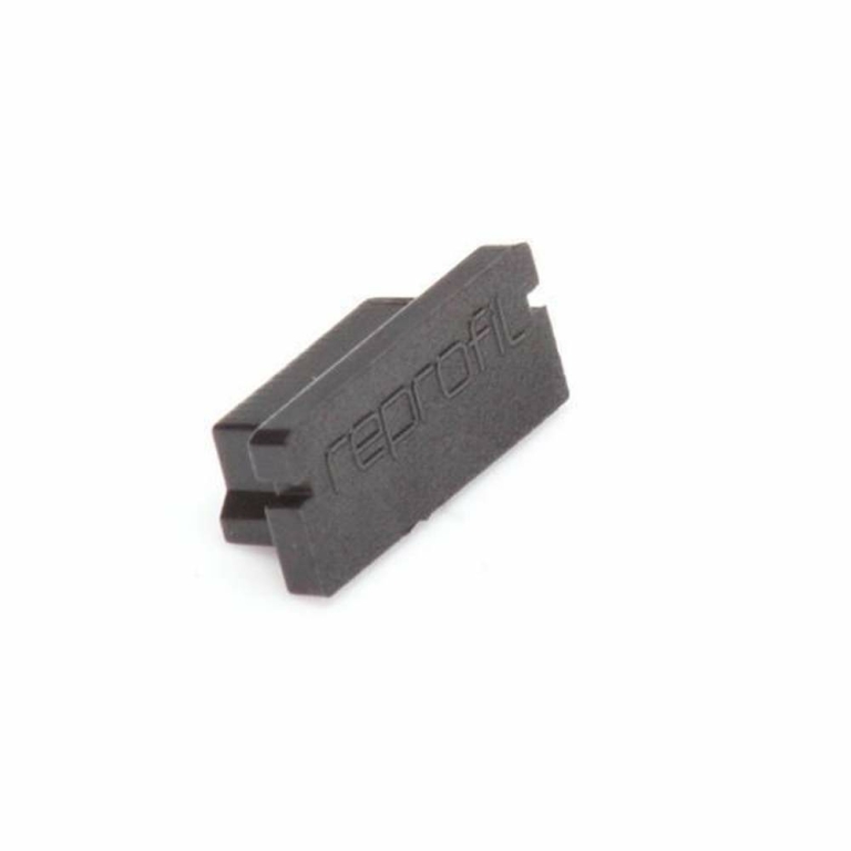 Deko-Light Profil Endkappe, Endkappe P-AU-01-12 Set 2 Stk, Kunststoff, Schwarz, Tiefe: 18 mm, Breite: 6 mm, Höh