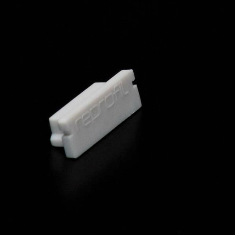 Deko-Light Profil Endkappe, Endkappe P-AU-01-15 Set 2 Stk, Kunststoff, Grau, Tiefe: 21 mm, Breite: 6 mm, Höhe: