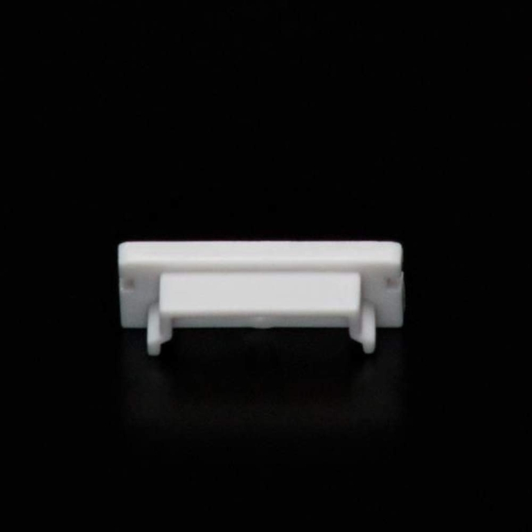 Deko-Light Profil Endkappe, Endkappe P-AU-01-15 Set 2 Stk, Kunststoff, Grau, Tiefe: 21 mm, Breite: 6 mm, Höhe: