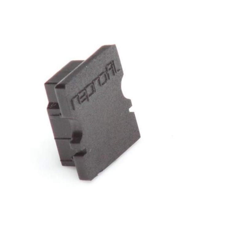 Deko-Light Profil Endkappe, Endkappe P-AU-02-08 Set 2 Stk, Kunststoff, Schwarz, Tiefe: 14 mm, Breite: 6 mm, Höh
