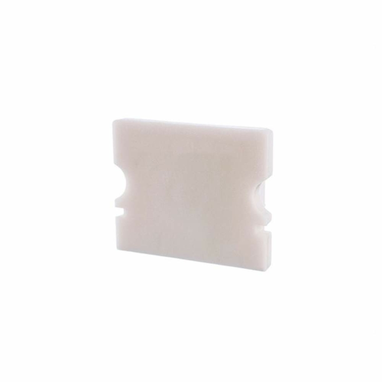 Deko-Light Profil Endkappe, Endkappe P-AU-02-12 Set 2 Stk, Kunststoff, Weiß, Tiefe: 18 mm, Breite: 6 mm, Höhe: