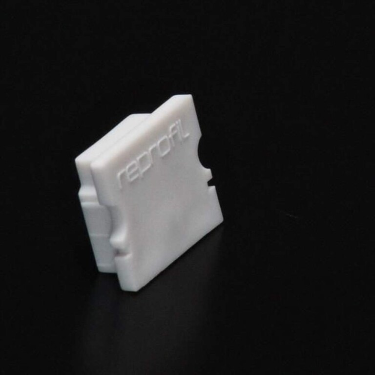 Deko-Light Profil Endkappe, Endkappe P-AU-02-12 Set 2 Stk, Kunststoff, Weiß, Tiefe: 18 mm, Breite: 6 mm, Höhe: