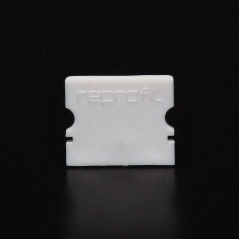 Deko-Light Profil Endkappe, Endkappe P-AU-02-12 Set 2 Stk, Kunststoff, Weiß, Tiefe: 18 mm, Breite: 6 mm, Höhe: