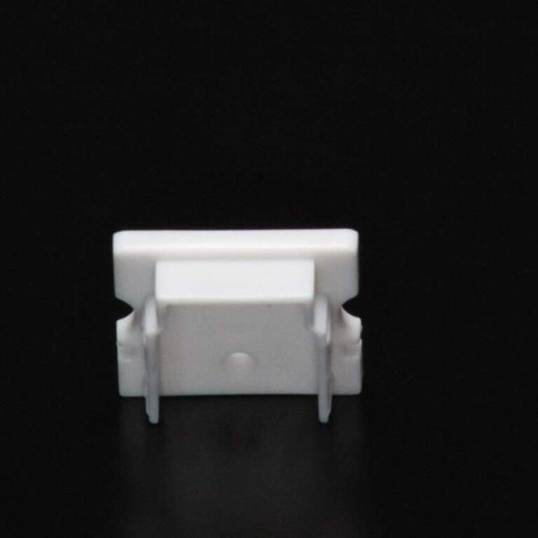 Deko-Light Profil Endkappe, Endkappe P-AU-02-12 Set 2 Stk, Kunststoff, Weiß, Tiefe: 18 mm, Breite: 6 mm, Höhe: