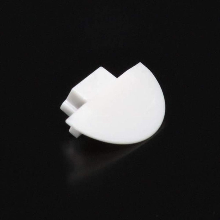 Deko-Light Profil Endkappe, Endkappe P-ET-01-10 Set 2 Stk, Kunststoff, Weiß, Tiefe: 25 mm, Breite: 16 mm, Höhe: