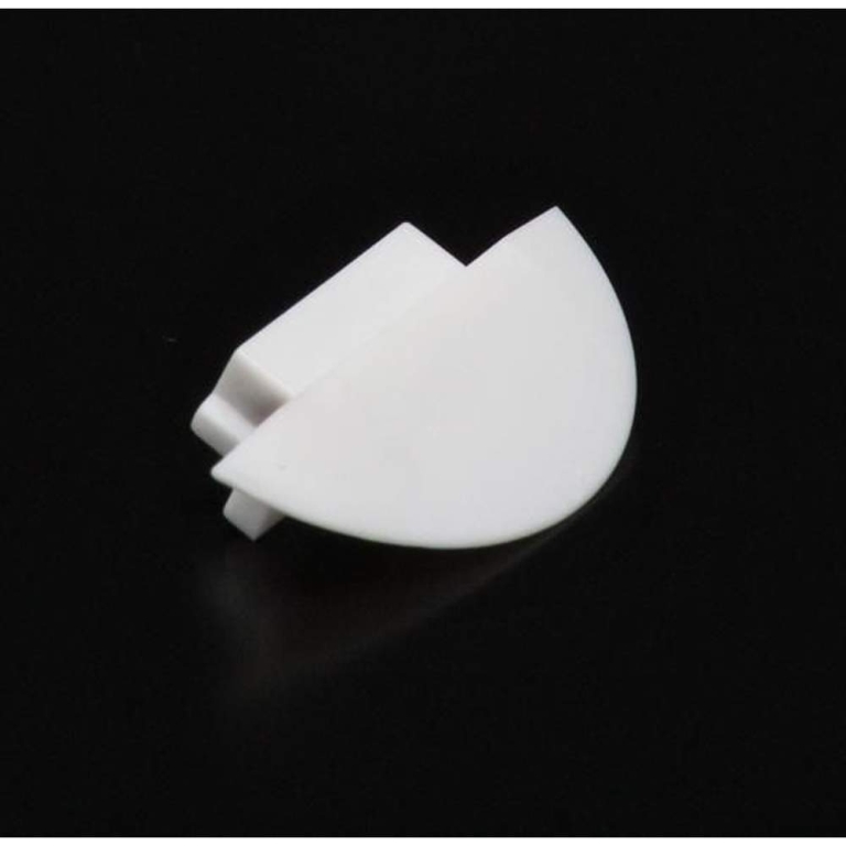 Deko-Light Profil Endkappe, Endkappe P-ET-01-15 Set 2 Stk, Kunststoff, Weiß, Tiefe: 30 mm, Breite: 16 mm, Höhe: