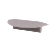 Profil Endkappe, Endkappe P-ET-01-15 Set 2 Stk, Kunststoff, Grau, Tiefe: 30 mm, Breite: 16 mm, Höhe: