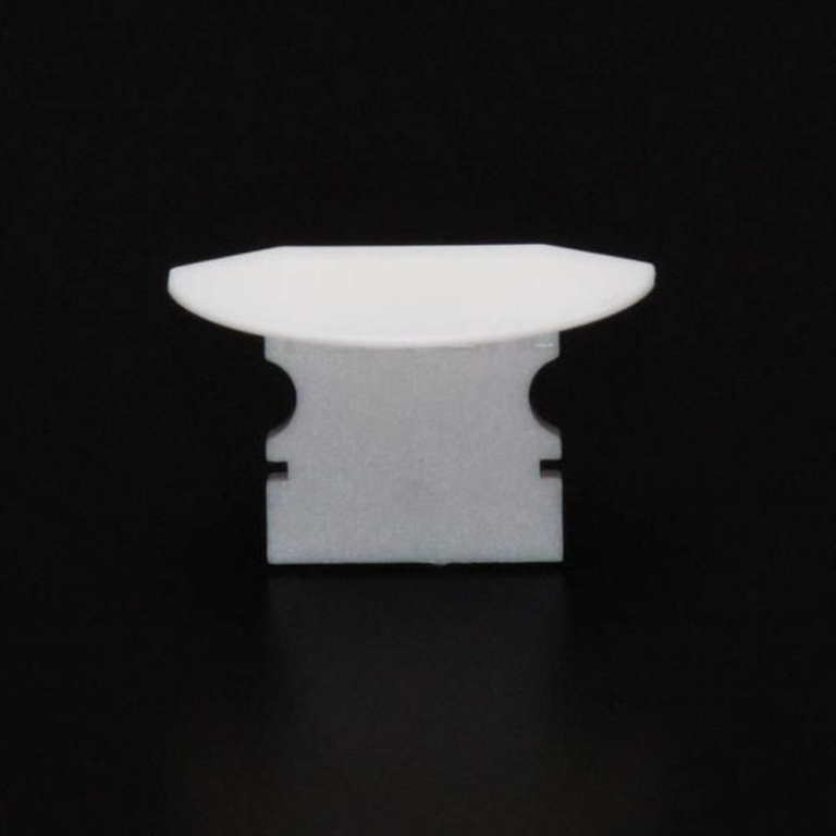 Deko-Light Profil Endkappe, Endkappe P-ET-02-08 Set 2 Stk, Kunststoff, Weiß, Tiefe: 23 mm, Breite: 16 mm, Höhe: