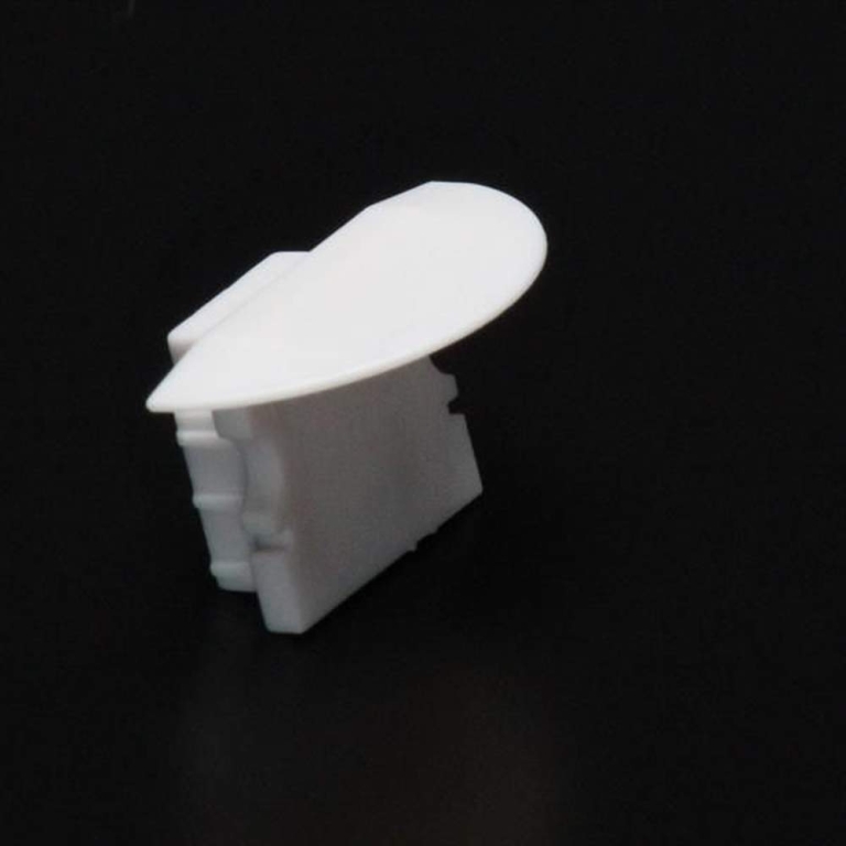 Deko-Light Profil Endkappe, Endkappe P-ET-02-10 Set 2 Stk, Kunststoff, Grau, Tiefe: 25 mm, Breite: 16 mm, Höhe: