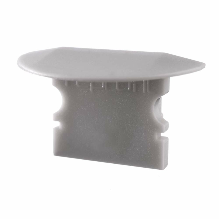 Deko-Light Profil Endkappe, Endkappe P-ET-02-10 Set 2 Stk, Kunststoff, Grau, Tiefe: 25 mm, Breite: 16 mm, Höhe: