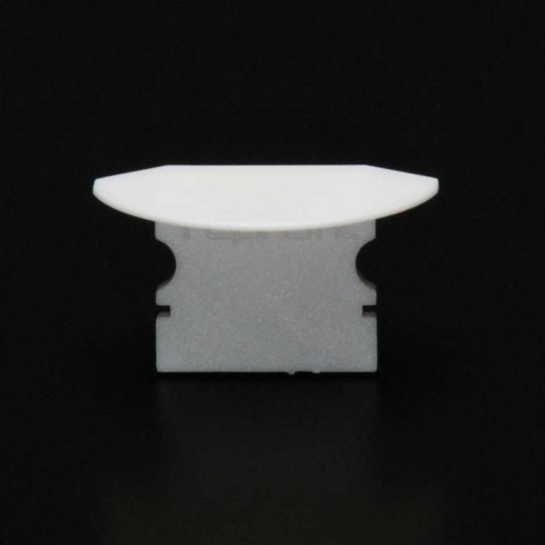 Deko-Light Profil Endkappe, Endkappe P-ET-02-10 Set 2 Stk, Kunststoff, Grau, Tiefe: 25 mm, Breite: 16 mm, Höhe: