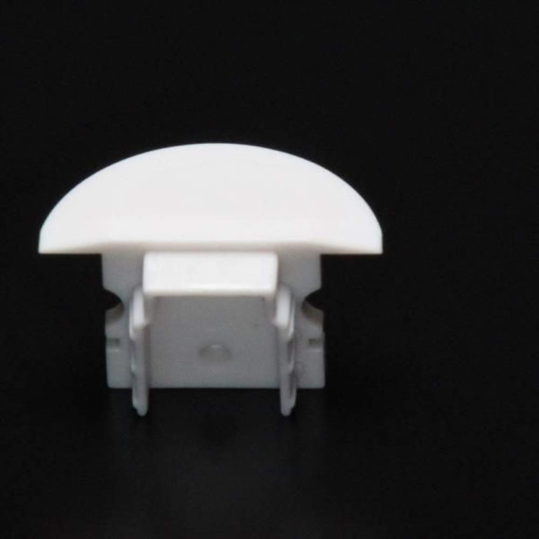 Deko-Light Profil Endkappe, Endkappe P-ET-02-10 Set 2 Stk, Kunststoff, Grau, Tiefe: 25 mm, Breite: 16 mm, Höhe: