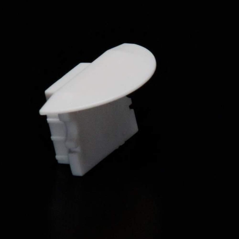 Deko-Light Profil Endkappe, Endkappe P-ET-02-12 Set 2 Stk, Kunststoff, Grau, Tiefe: 27 mm, Breite: 16 mm, Höhe: