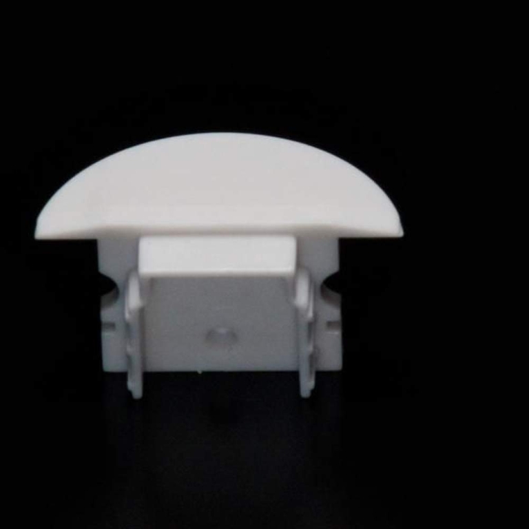 Deko-Light Profil Endkappe, Endkappe P-ET-02-12 Set 2 Stk, Kunststoff, Grau, Tiefe: 27 mm, Breite: 16 mm, Höhe: