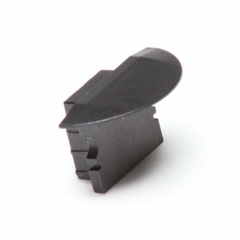 Deko-Light Profil Endkappe, Endkappe P-ET-02-12 Set 2 Stk, Kunststoff, Schwarz, Tiefe: 27 mm, Breite: 16 mm, Hö