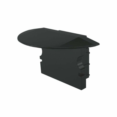 Deko-Light Profil Endkappe, Endkappe P-ET-02-12 Set 2 Stk, Kunststoff, Schwarz, Tiefe: 27 mm, Breite: 16 mm, Hö