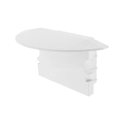 Deko-Light Profil Endkappe, Endkappe P-ET-02-15 Set 2 Stk, Kunststoff, Weiß, Tiefe: 30 mm, Breite: 16 mm, Höhe: