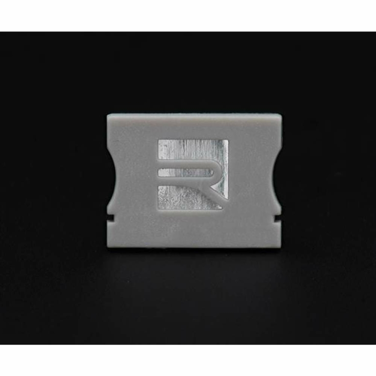 Deko-Light Profil Endkappe, Endkappe P-AU-02-20 Set 2 Stk, Kunststoff, Grau