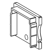 Profil Endkappe, Endkappe P-AU-02-20 Set 2 Stk, Kunststoff, Grau