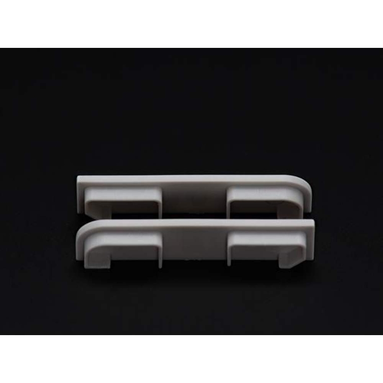 Deko-Light Profil Endkappe, Endkappe P-AM-02-10 Set 2 Stk, Kunststoff, Grau