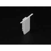 Profil Endkappe, Endkappe P-ET-03-10 Set 2 Stk, Kunststoff, Weiß, Tiefe: 37.5 mm, Breite: 18 mm, Höh