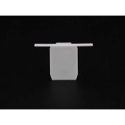 Profil Endkappe, Endkappe P-ET-03-10 Set 2 Stk, Kunststoff, Weiß, Tiefe: 37.5 mm, Breite: 18 mm, Höh