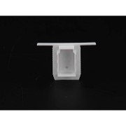 Profil Endkappe, Endkappe P-ET-03-10 Set 2 Stk, Kunststoff, Weiß, Tiefe: 37.5 mm, Breite: 18 mm, Höh