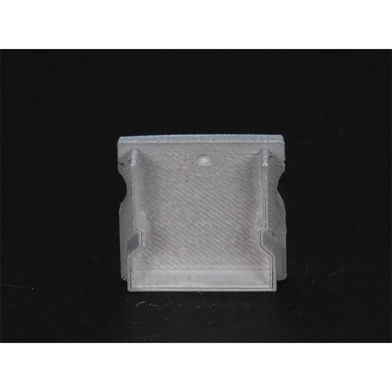 Deko-Light Profil Endkappe, Endkappe H-AU-02-20 Set 2 Stk, Kunststoff, Grau