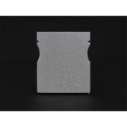 Profil Endkappe, Endkappe H-AU-02-20 Set 2 Stk, Kunststoff, Grau