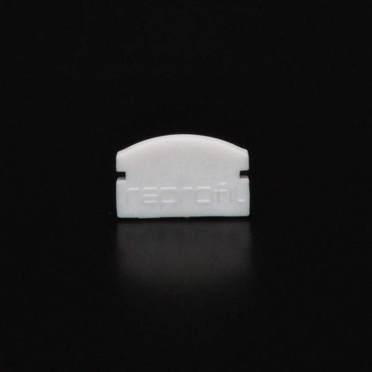 Deko-Light Profil Endkappe, Endkappe F-AU-01-08 Set 2 Stk, Kunststoff, Weiß, Tiefe: 14 mm, Breite: 6 mm, Höhe: