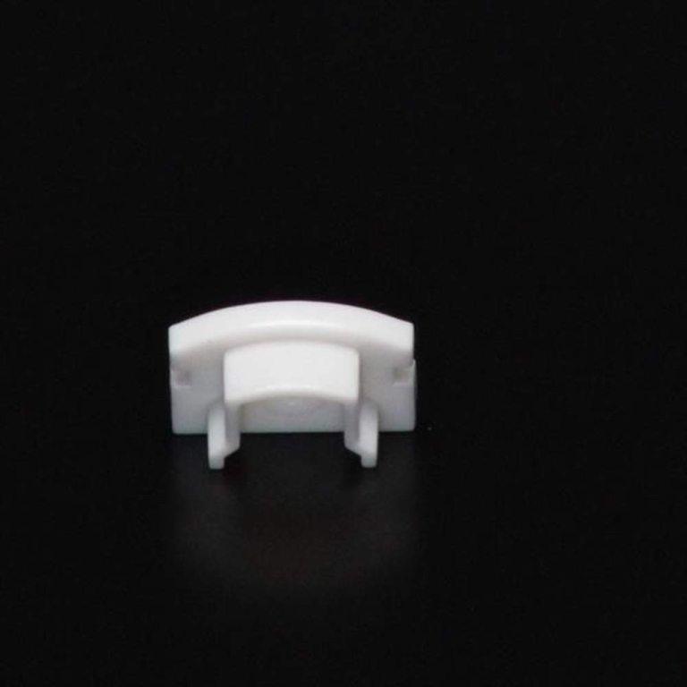 Deko-Light Profil Endkappe, Endkappe F-AU-01-08 Set 2 Stk, Kunststoff, Weiß, Tiefe: 14 mm, Breite: 6 mm, Höhe: