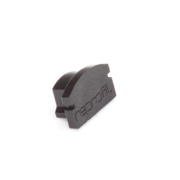 Deko-Light Profil Endkappe, Endkappe F-AU-01-08 Set 2 Stk, Kunststoff, Schwarz, Tiefe: 14 mm, Breite: 6 mm, Höh