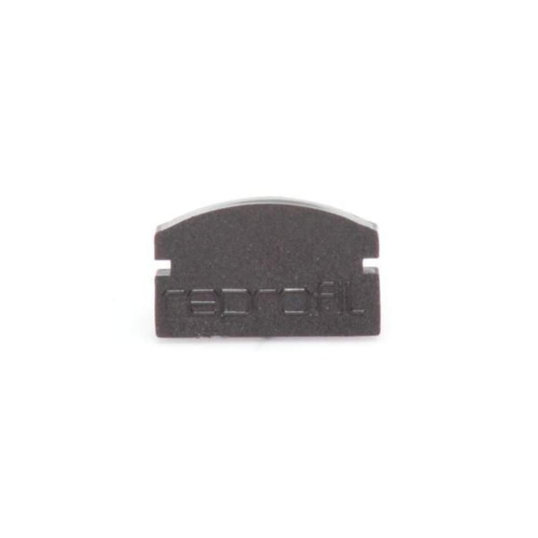 Deko-Light Profil Endkappe, Endkappe F-AU-01-08 Set 2 Stk, Kunststoff, Schwarz, Tiefe: 14 mm, Breite: 6 mm, Höh