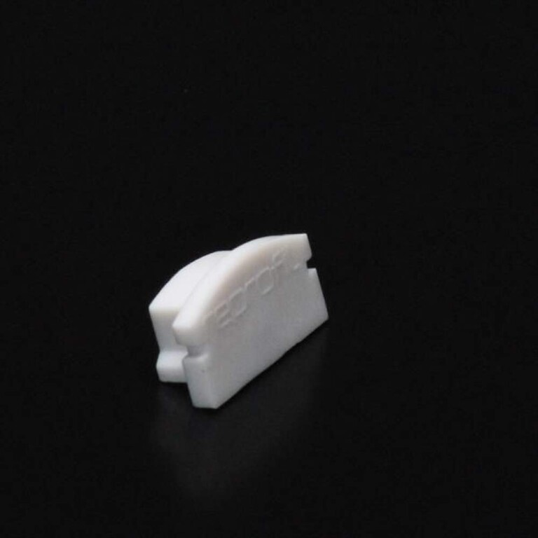 Deko-Light Profil Endkappe, Endkappe F-AU-01-10 Set 2 Stk, Kunststoff, Weiß, Tiefe: 16 mm, Breite: 6 mm, Höhe: