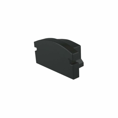 Deko-Light Profil Endkappe, Endkappe F-AU-01-10 Set 2 Stk, Kunststoff, Schwarz, Tiefe: 16 mm, Breite: 6 mm, Höh