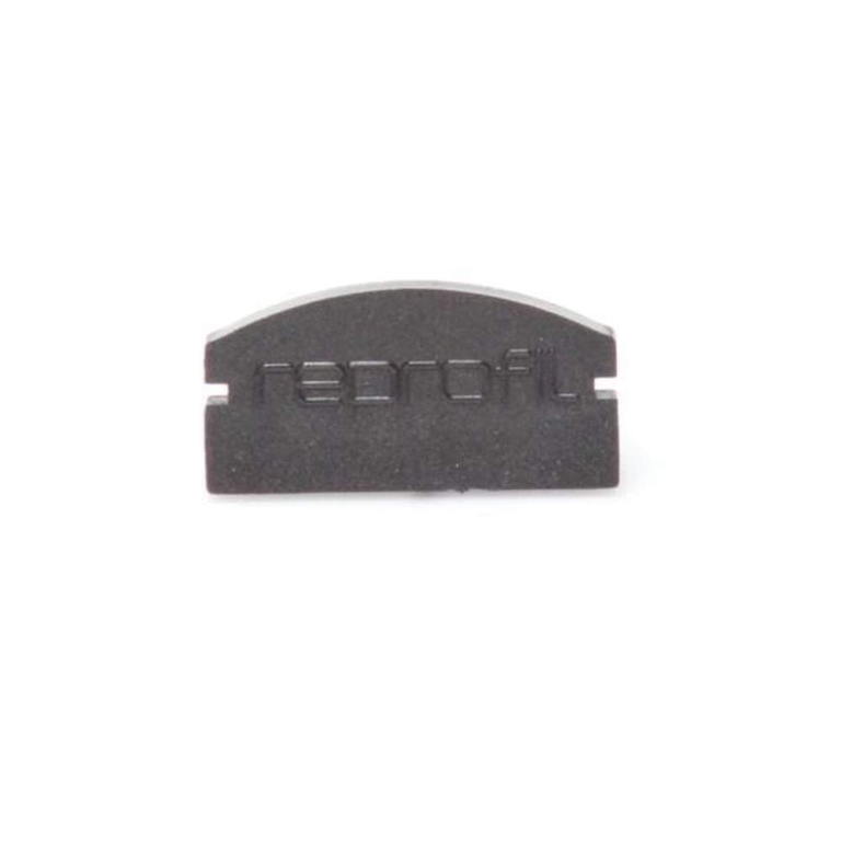 Deko-Light Profil Endkappe, Endkappe F-AU-01-12 Set 2 Stk, Kunststoff, Schwarz, Tiefe: 18 mm, Breite: 6 mm, Höh