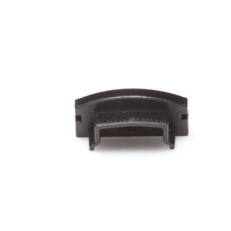 Deko-Light Profil Endkappe, Endkappe F-AU-01-12 Set 2 Stk, Kunststoff, Schwarz, Tiefe: 18 mm, Breite: 6 mm, Höh