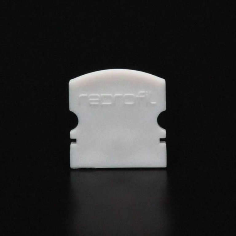 Deko-Light Profil Endkappe, Endkappe F-AU-02-10 Set 2 Stk, Kunststoff, Weiß, Tiefe: 16 mm, Breite: 6 mm, Höhe: