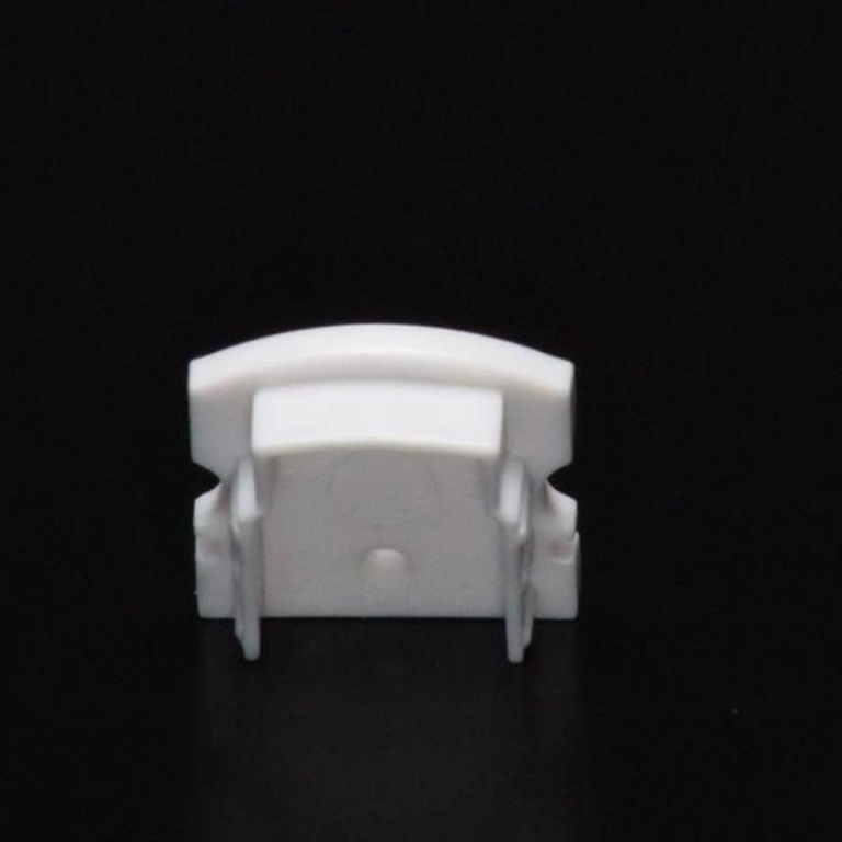 Deko-Light Profil Endkappe, Endkappe F-AU-02-12 Set 2 Stk, Kunststoff, Weiß, Tiefe: 18 mm, Breite: 6 mm, Höhe: