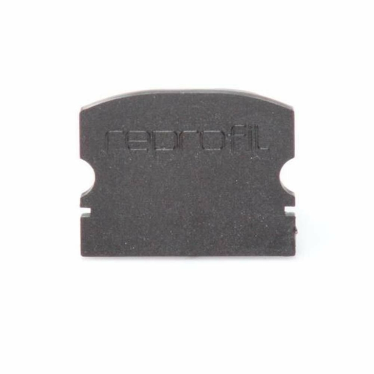 Deko-Light Profil Endkappe, Endkappe F-AU-02-15 Set 2 Stk, Kunststoff, Schwarz, Tiefe: 21 mm, Breite: 6 mm, Höh