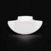 Profil Endkappe, Endkappe F-ET-01-12 Set 2 Stk, Kunststoff, Weiß, Tiefe: 27 mm, Breite: 16 mm, Höhe: